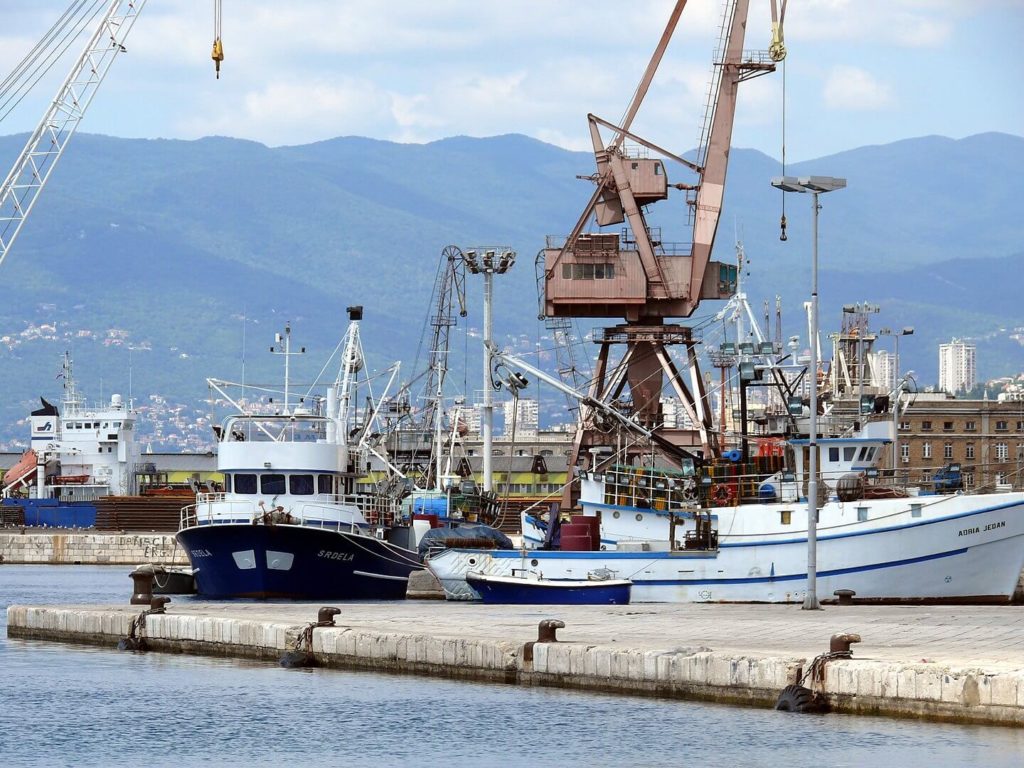 Hafen von Luka Rijeka