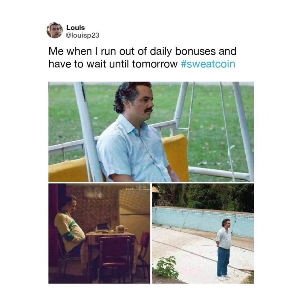Sweatcoin Meme Daily Bonus