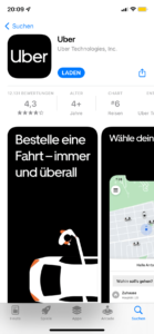 Uber App - Apps zum Geld verdienen